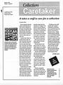 Collections Caretaker Vol 1 No 1